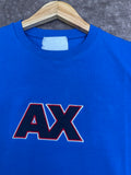 A-X EMBROIDERED AX CREWNECK ROUND NECK T-SHIRT