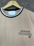 A-X TIPPED CREWNECK ROUND NECK T-SHIRT