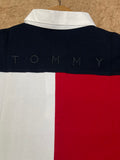 TMY CONTRAST COLLAR PIQUE POLO T-SHIRT