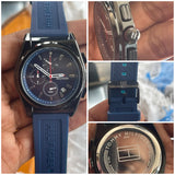 Tommy Hilfiger Men's Navy Blue Silicone Sport Watch