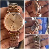 Emporio Armani Classic Sub-Dial Link ladies' WATCH