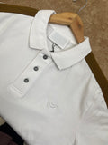 EM P ARMNI CONTRAST SHOULDER PANEL POLO T-SHIRT