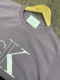 C-K OVERSIZED MONOGRAM ROUND NECK T-SHIRT