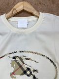 BRBRRY HERITAGE GRAPHIC ROUND NECK T-SHIRT