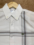 LCST ASYMMETRIC CROSS-WHITE STRIPE SHIRT