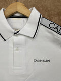 C-K SHOULDER TAPE POLO T-SHIRT