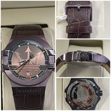 Maserati Brown Leather Strap original Watch