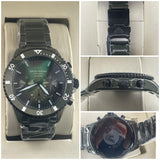 Emporio Armani Ceramica AR70010 Black Chronograph metal strap original watch