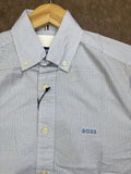BSS MICRO-CHECK BUTTON-DOWN FORMAL/CASUAL OG SHIRT