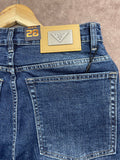 PARS STRAIGHT FIT WASHED STRETCH JEANS