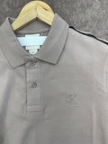 C-K SHOULDER TAPE MONOGRAM PIQUÉ POLO T-SHIRT