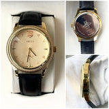 GCCI LEATHER STRAP WATCH