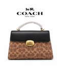 Coach Signature Structured Top Handle Bag