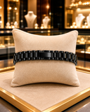 Premium Black Stainless Steel Link Bracelet