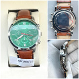 FOSSIL LEATHER STRAP OG WATCH