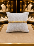 Golden Bamboo Sculpted Bracelet