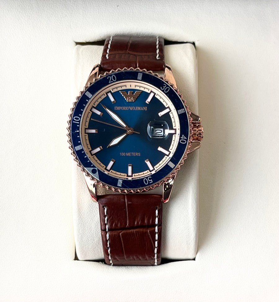 ARMNI LEATHER WATCH