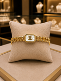 CNL Luxury Gold-Tone Chain Bracelet BRACELET
