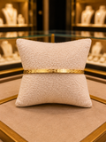 Elegant Gold Patterned Bangle Bracelet