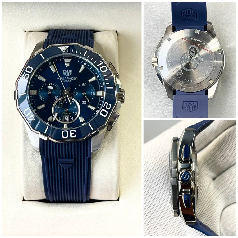 TAG HUER PREMIUM SILICON STRAP WATCH