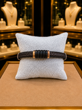Heritage Brown Leather Statement Bracelet