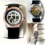FSL AUTOMATIC LEATHER STRAP WATCH