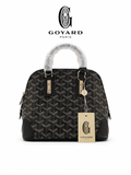 Goyard Black Monogram Structured Handbag