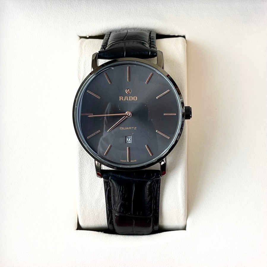 RDO BASIC QUARTZ LEATHER WATCH