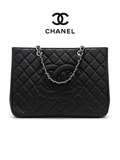 CHNEL LARGE QUILTED CAVIAR TOTE LADIES BAG
