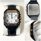 CARTR CHRONO LEATHER WATCH