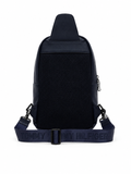 CLASSIC TOMY HLFGER NAVY CROSSBODY MESSENGER BAG