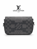 L-V DAMIER GRAPHITE MESSENGER LADIES SLING BAG