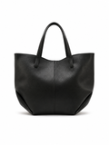 Polène Premium Black Structured Tote Bag
