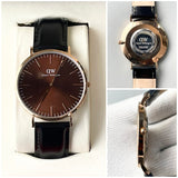DW BASIC LEATHER WATCH