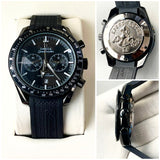OMEG CHRONO SILICON STRAP WATCH