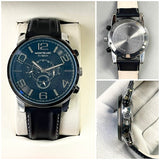MONT BLNC LEATHER WATCH