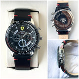 FERRARI LEATHER WATCH