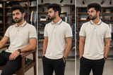 R/R SIGNATURE STRIPED POLO T-SHIRT