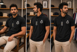 R/R CREST EMBLEM LUXE POLO T-SHIRT