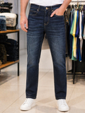 COCH SIGNATURE STRAIGHT-FIT DENIM JEANS