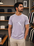 C-K OVERSIZED MONOGRAM ROUND NECK T-SHIRT