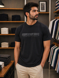 C-K STEALTH BOX LOGO ROUND-NECK T-SHIRT