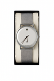 MOVAD BASIC STAINLESS STEEL MESH METAL STRAP WATCH