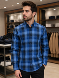 HKT EMBROIDERED BOWLER & UMBRELLA LOGO TARTAN PLAID OG SHIRT