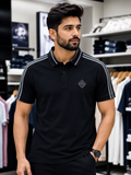 HKT SPORT RACING RACELINE TRACK COLLAR POLO POLO T-SHIRT