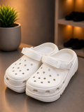Crocs Classic Platform Clogs Lightweight Comfort Slip-On