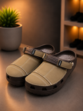 Yukon Leather-Detail Utility Clogs