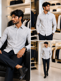 C-K EMBROIDERED ARCH LOGO STRIPE STRIPE SHIRTS