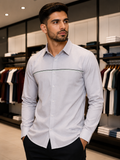 C-K HORIZONTAL CHEST STRIPE SHIRT