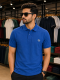 FRD PRRY BACK EMBROIDERED LAUREL WREATH COTTON PIQUÉ POLO T-SHIRT